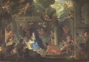 LE BRUN, Charles The Adoration of the Shepherds (mk05) oil painting reproduction